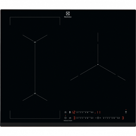 ELECTROLUX Encimera Inducción  LIS62341, Flexible, Negro, acabado biselado