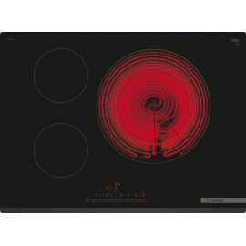 BOSCH Encimera Vitrocerámica  PKD731FP8E. 3 zonas. Negro. acabado biselado. Zona gigante