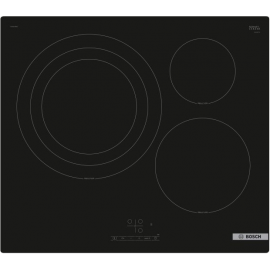 BOSCH Encimera inducción  PID61RBB5E. 3 zonas. Negro. Zona gigante