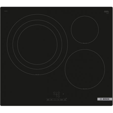 BOSCH Encimera inducción  PID61RBB5E. 3 zonas. Negro. Zona gigante