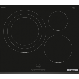 BOSCH Encimera inducción  PID631BB5E. 3 zonas. Negro. acabado biselado. Zona gigante
