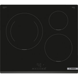 BOSCH Encimera inducción  PIJ631BB5E. 3 zonas. Negro. acabado biselado