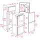 TEKA Combi integrable  RBF 73340 FI. 113560014, Cíclico, Clase E