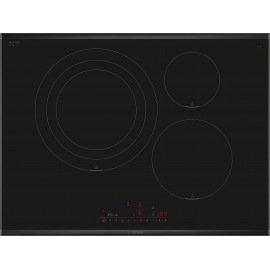 BOSCH Encimera Inducción  PID775HC1E, 3 zonas, Negro, acabado premium