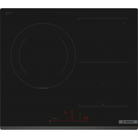 BOSCH Encimera Inducción  PVJ631HC1E, 3 zonas, Negro, acabado biselado