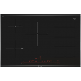 BOSCH Encimera Inducción  PXV875DV1E. Infinity, Flexible, Negro, acabado premium