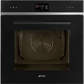 SMEG Horno microondas  SO6402M2B, Negro,