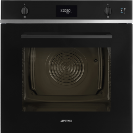 SMEG Horno multifunción vapor  SOP6401S2B, Pirolítico, Negro, Clase A+