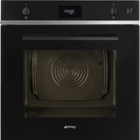 SMEG Horno multifunción vapor  SOP6401S2B, Pirolítico, Negro, Clase A+