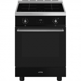 SMEG Cocina horno eléctrico  C6IPBLT2, Más de 4 zonas, Inoxidable Clase A