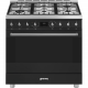 SMEG Cocina horno eléctrico  C9GMMB2, Más de 4 zonas, Inoxidable Clase A