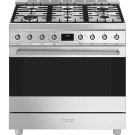 SMEG Cocina horno eléctrico  C9GMX2, Más de 4 zonas, Inoxidable Clase A