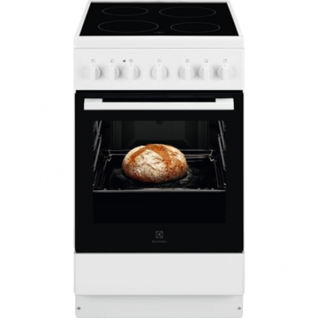 ELECTROLUX Cocina Eléctrica  LKR500066W, 4 zonas, Blanco,