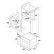 CATA Horno multifunción  07001508. HORNO, MDS 8008 X, Pirolítico, Negro,