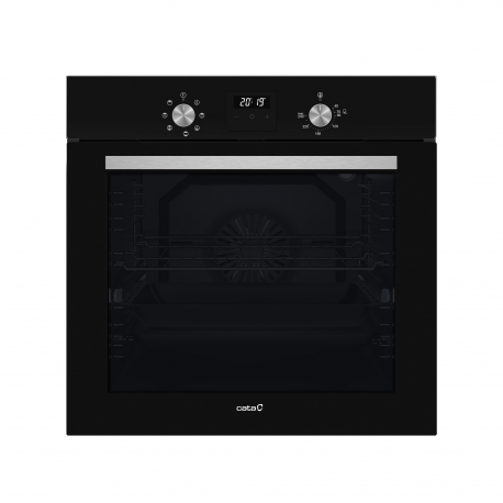 CATA Horno multifunción  07034508. HORNO, MDS 8007 BK, Pirolítico, Negro,