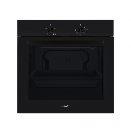 CATA Horno multifunción  07044614. HORNO, SES 6004 BK, Pirolítico, Negro,