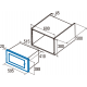 CATA Microondas integrable  07510000. MICROONDAS, MC 25 GTC WH, Integrable, Con Grill,