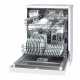 FAGOR Lavavajillas libre inst 60 cm  4LVF623, 12 cubiertos, Blanco,.Clase E