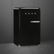 SMEG Frigorífico 1 puerta  FAB10LBL6, Cíclico, Negro, Clase D