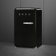 SMEG Frigorífico 1 puerta  FAB10LBL6, Cíclico, Negro, Clase D