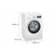 SIEMENS lavadora carga frontal  WU14UT62ES.  . 9 Kg, de 1400 r.p.m. Blanco, Clase A