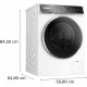 BOSCH Lavadora carga frontal  WGB254A1ES.  . Más de 9 Kg, de 1400 r. p. m. Blanco Clase A