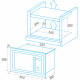 EDESA Horno multifunción  EOE-7040 X. 921270262. Inoxidable, Clase A