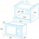 EDESA Microondas integrable  EMW-2020-IG X. 929270344. Integrable, Con Grill,