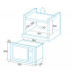 EDESA Microondas integrable  EMW-2020-I X. 929270346. Integrable, Sin Grill,