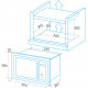 EDESA Microondas integrable  EMW-2530-IG BK. 929270361. Integrable, Con Grill,