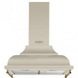 Campana smeg KC16POE max 820 m3/h crema clase A