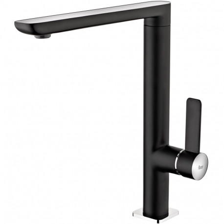 Grifo De Cocina Teka Fo 915 Negro Cromo Cromo Sobre Encimera 62915020nc