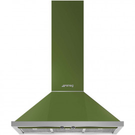 Campana SMEG KPF9OG Pared Verde agua Clase A+