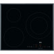 AEG Encimera Inducción  IKB6330SFB. 3 zonas. Negro