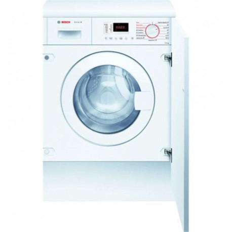 Lavadora secadora integra BOSCH WKD24362ES Integrable, 7 Kg lavado 4 Kg secado, 1200 rpm, Clase B