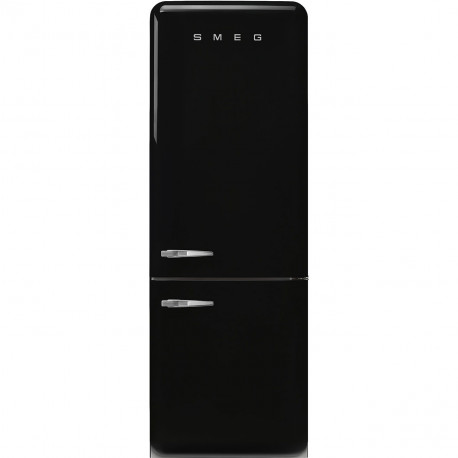 SMEG Combi  FAB38RBL5, No Frost, Negro, Clase A++