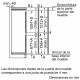 BALAY Combi integrable Balay 3KIE734F, No Frost, Integrable, Nueva clase E