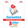 Extensión de Garantía 3 años tope máximo 500 G3PD3ES500