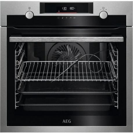 AEG Horno multifunción  BPE546360M , Pirolítico, Inoxidable,  Clase A+