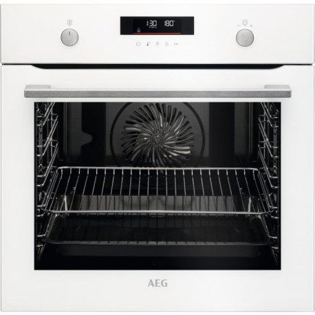 AEG Horno multifunción  BPS535160W , Pirolítico, Blanco,  Clase A+