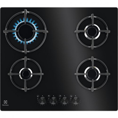 ELECTROLUX Encimera a gas  EGG64272K, 5 zonas, Negro,