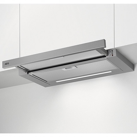 AEG Campana extraíble  DPE5660M. 60 cm. Inoxidable. Calse A